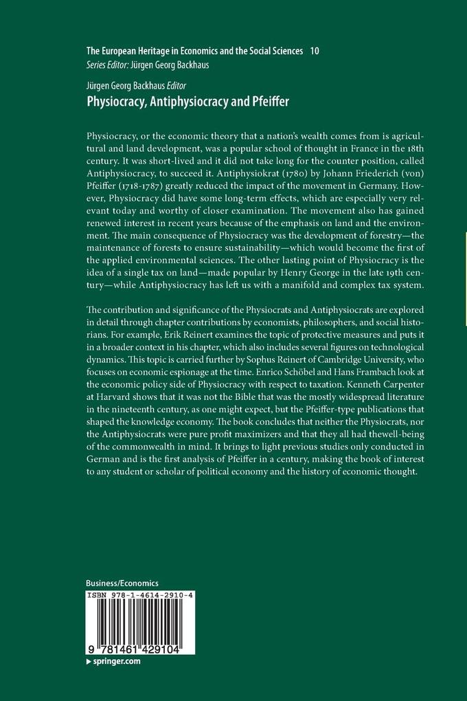 Weitere Ansicht: Physiocracy, Antiphysiocracy and Pfeiffer