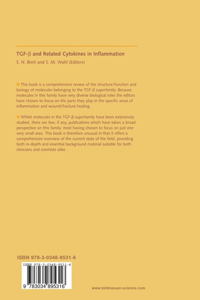 Weitere Ansicht: TGF- and Related Cytokines in Inflammation
