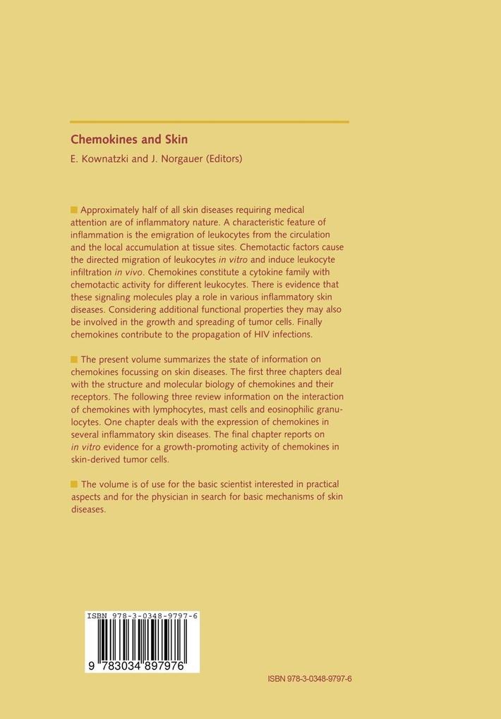 Weitere Ansicht: Chemokines and Skin