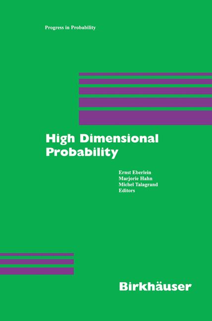 Weitere Ansicht: High Dimensional Probability