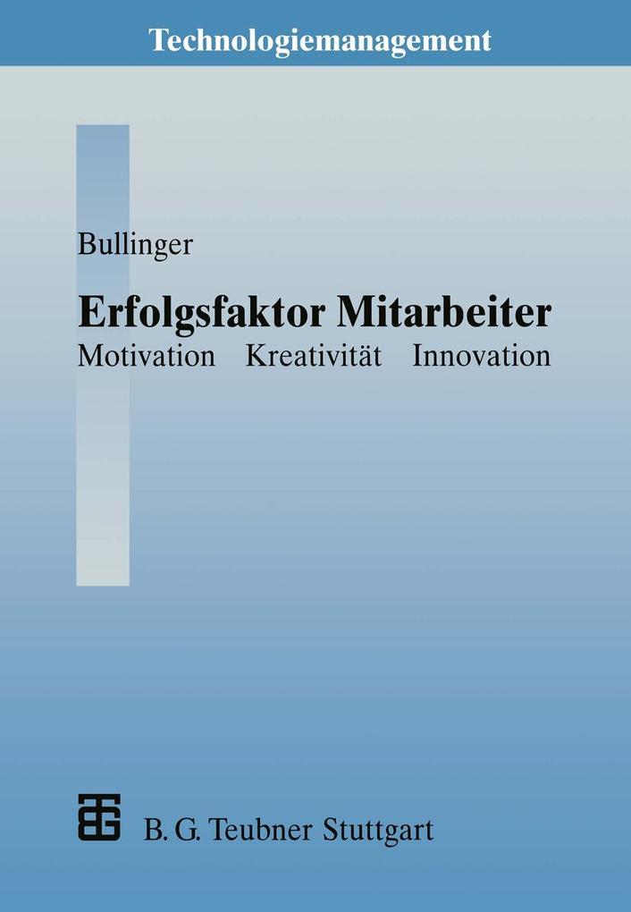 Produktbild: Erfolgsfaktor Mitarbeiter | Hans-Jörg Bullinger