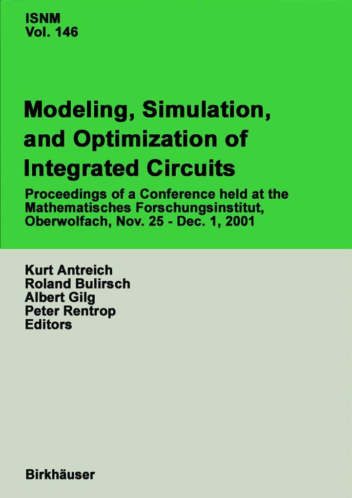 Produktbild: Modeling, Simulation, and Optimization of Integrated Circuits