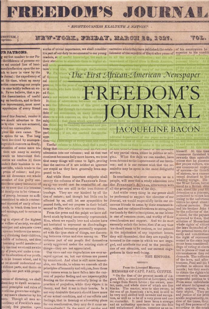 Produktbild: Freedom's Journal | Jacqueline Bacon