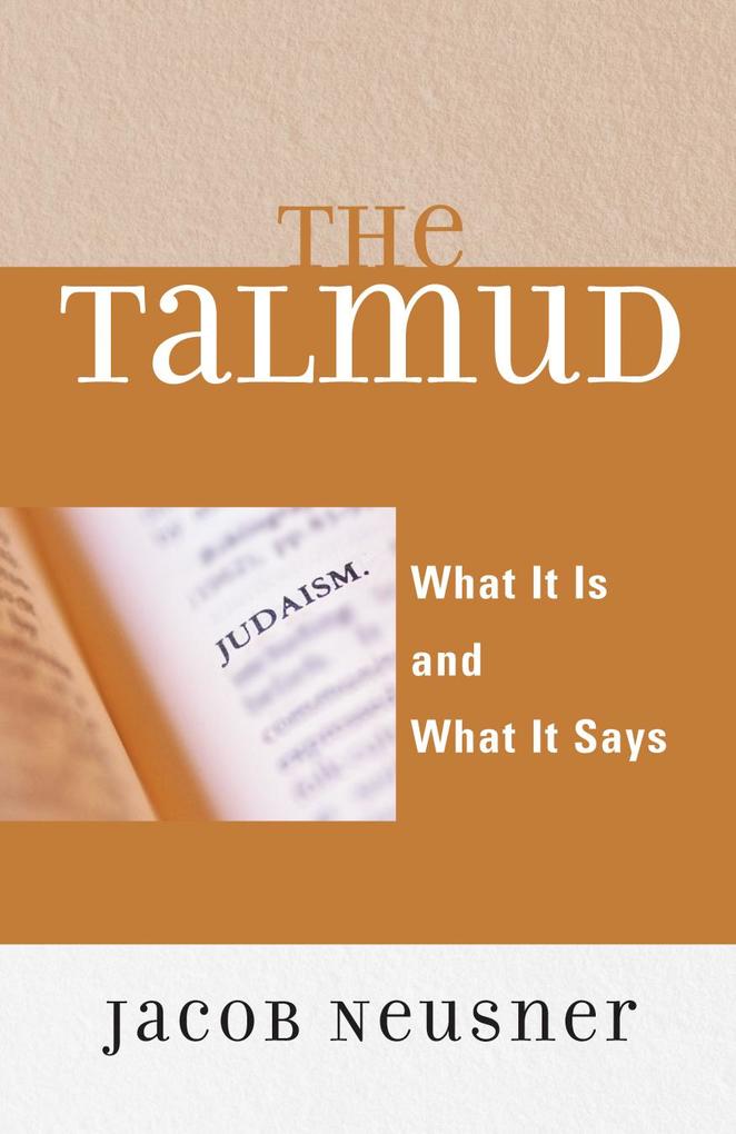 Produktbild: The Talmud | Jacob Neusner