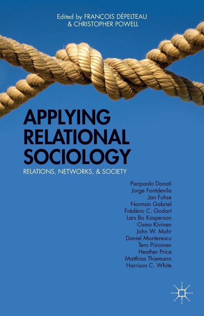 Produktbild: Applying Relational Sociology