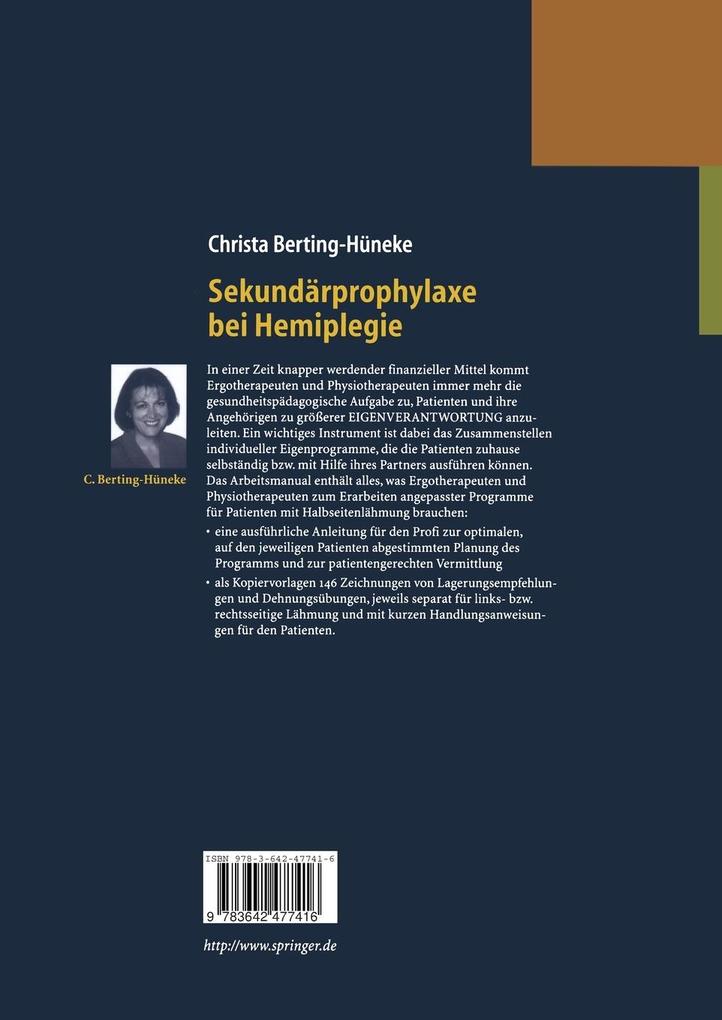 Weitere Ansicht: Sekundärprophylaxe bei Hemiplegie | Christa Berting-Hüneke