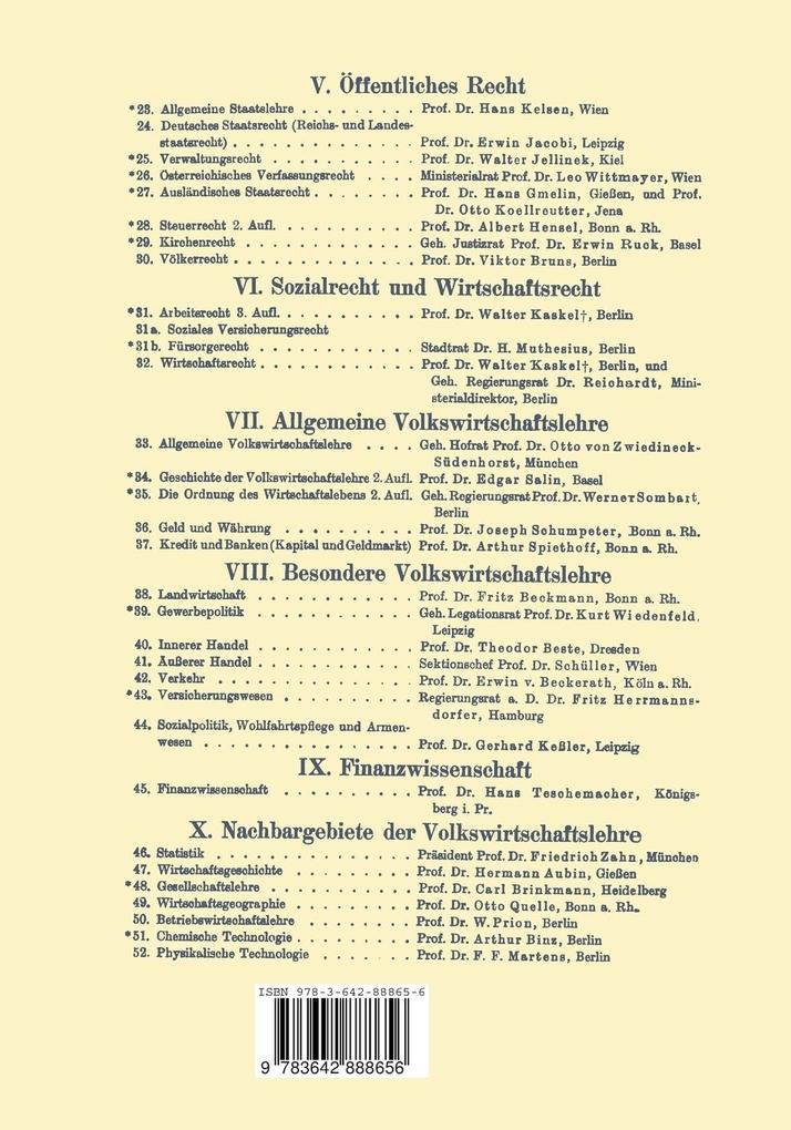 Weitere Ansicht: Geschichte der Volkswirtschaftslehre | Edgar Salin