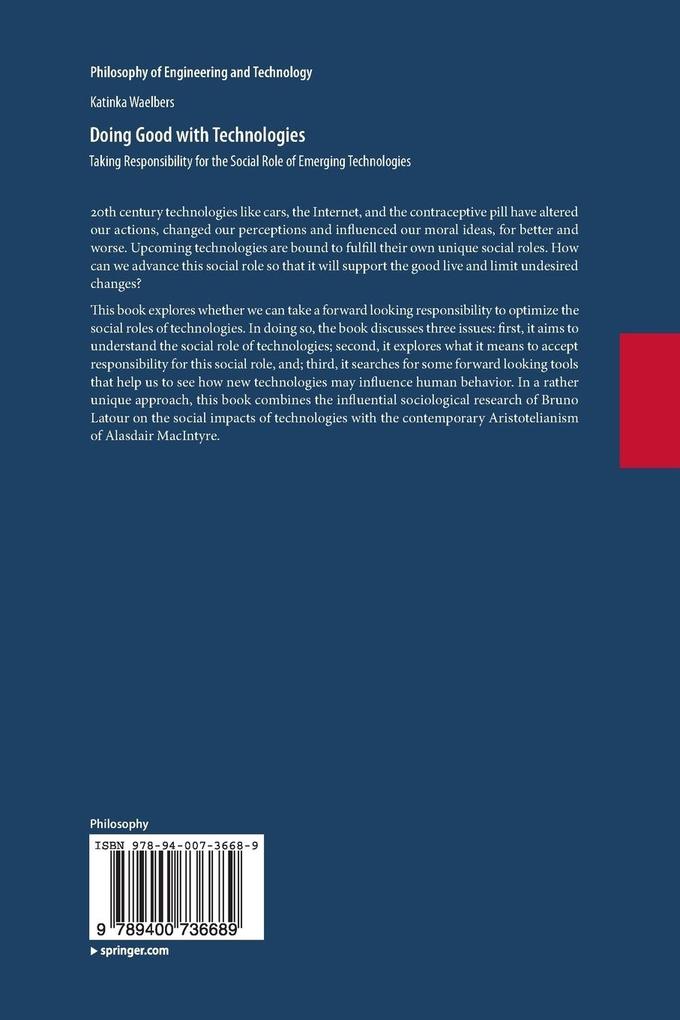 Weitere Ansicht: Doing Good with Technologies: | Katinka Waelbers