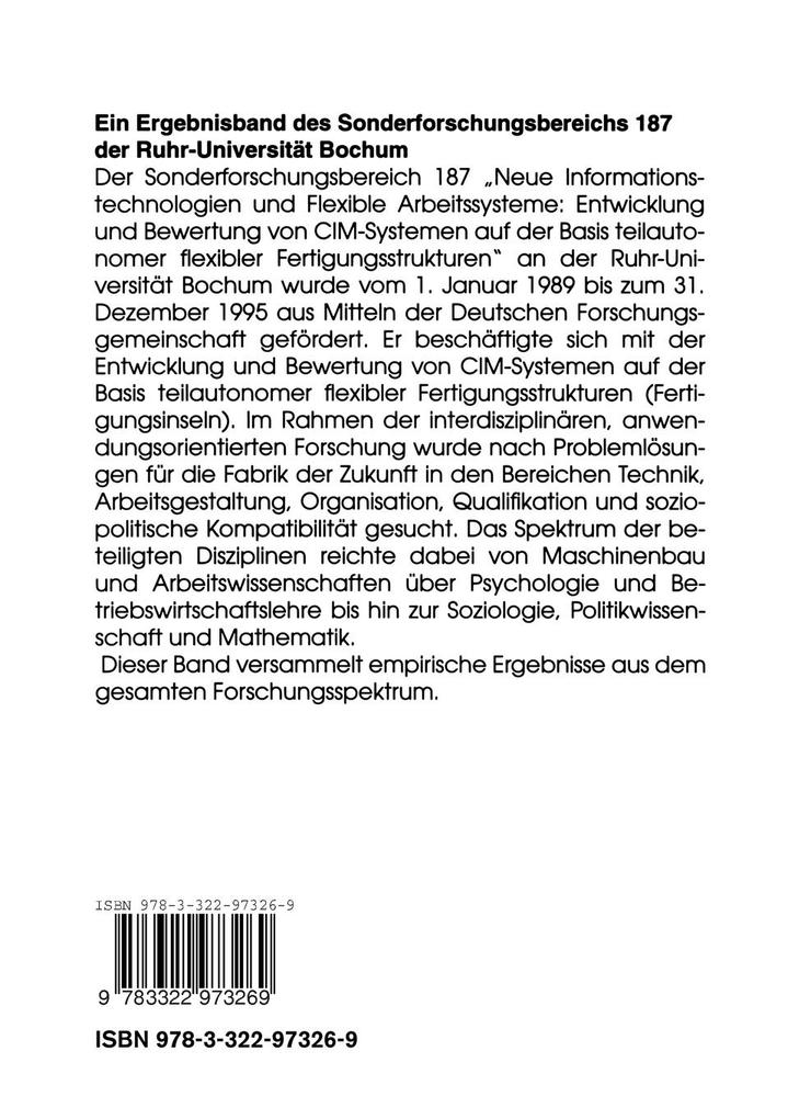 Weitere Ansicht: Kooperationsnetze, flexible Fertigungsstrukturen und Gruppenarbeit