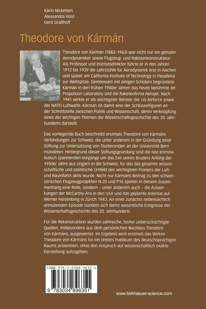 Weitere Ansicht: Theodore von Kármán | Gerd Grasshoff, Alessandra Hool, Kärin Nickelsen