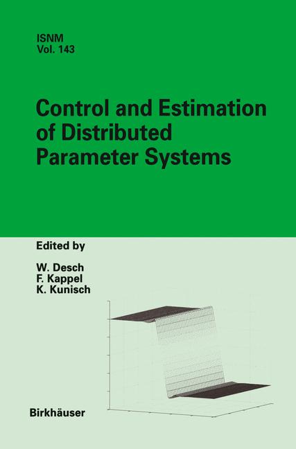 Weitere Ansicht: Control and Estimation of Distributed Parameter Systems