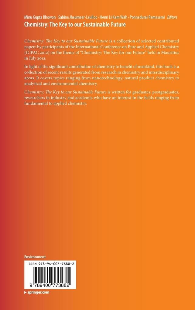 Weitere Ansicht: Chemistry: The Key to our Sustainable Future