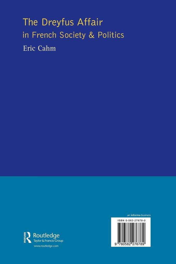 Weitere Ansicht: The Dreyfus Affair in French Society and Politics | Eric Cahm