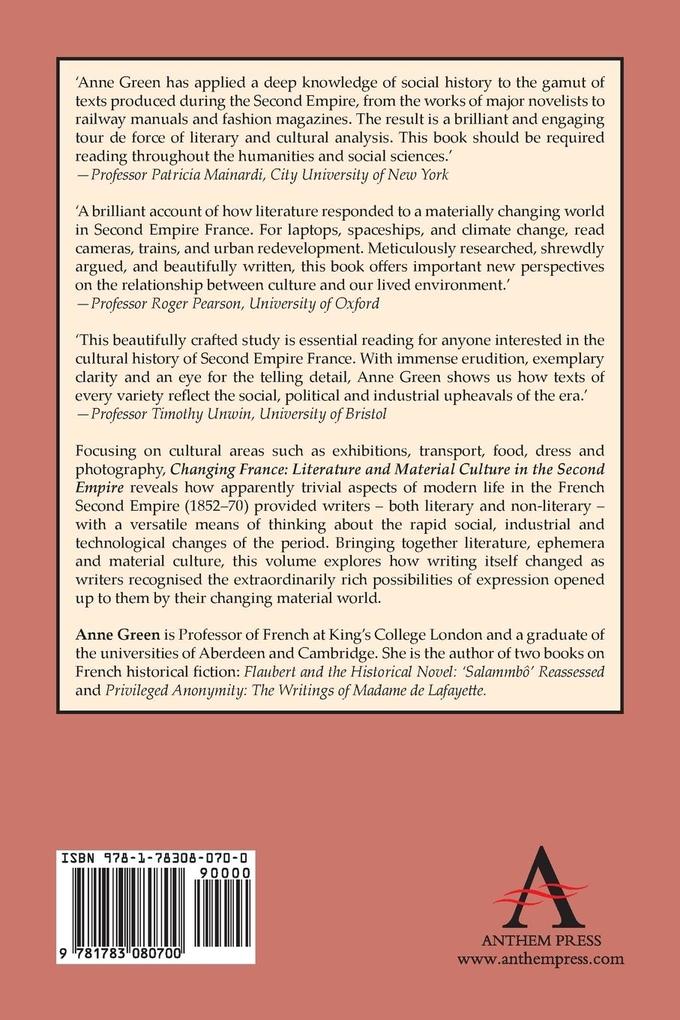 Weitere Ansicht: Changing France | Anne Green