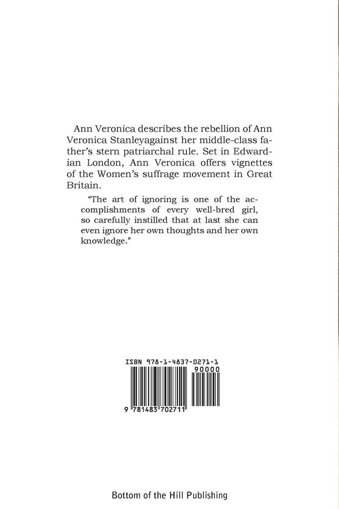 Weitere Ansicht: Ann Veronica, a Modern Love Story | H. G. Wells