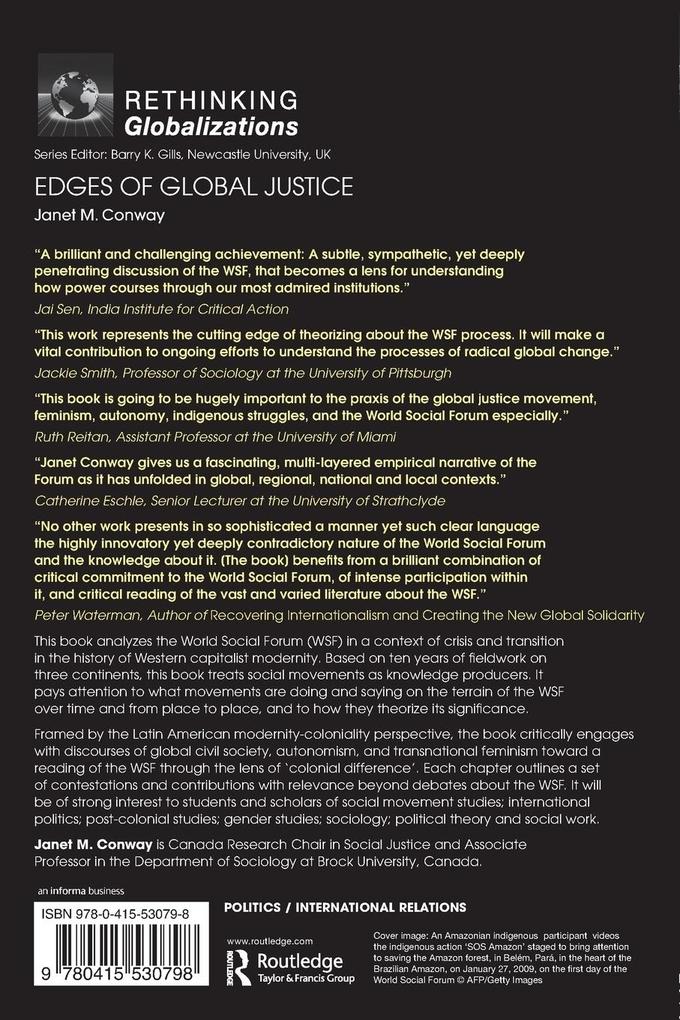 Weitere Ansicht: Edges of Global Justice | Janet M. Conway