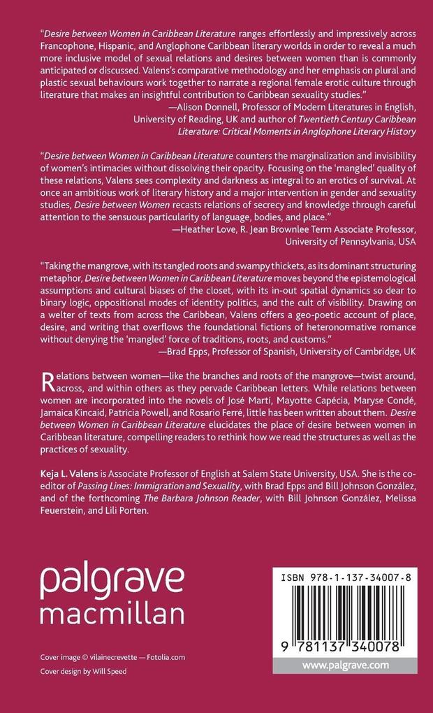 Weitere Ansicht: Desire Between Women in Caribbean Literature | Keja L. Valens, K. Valens