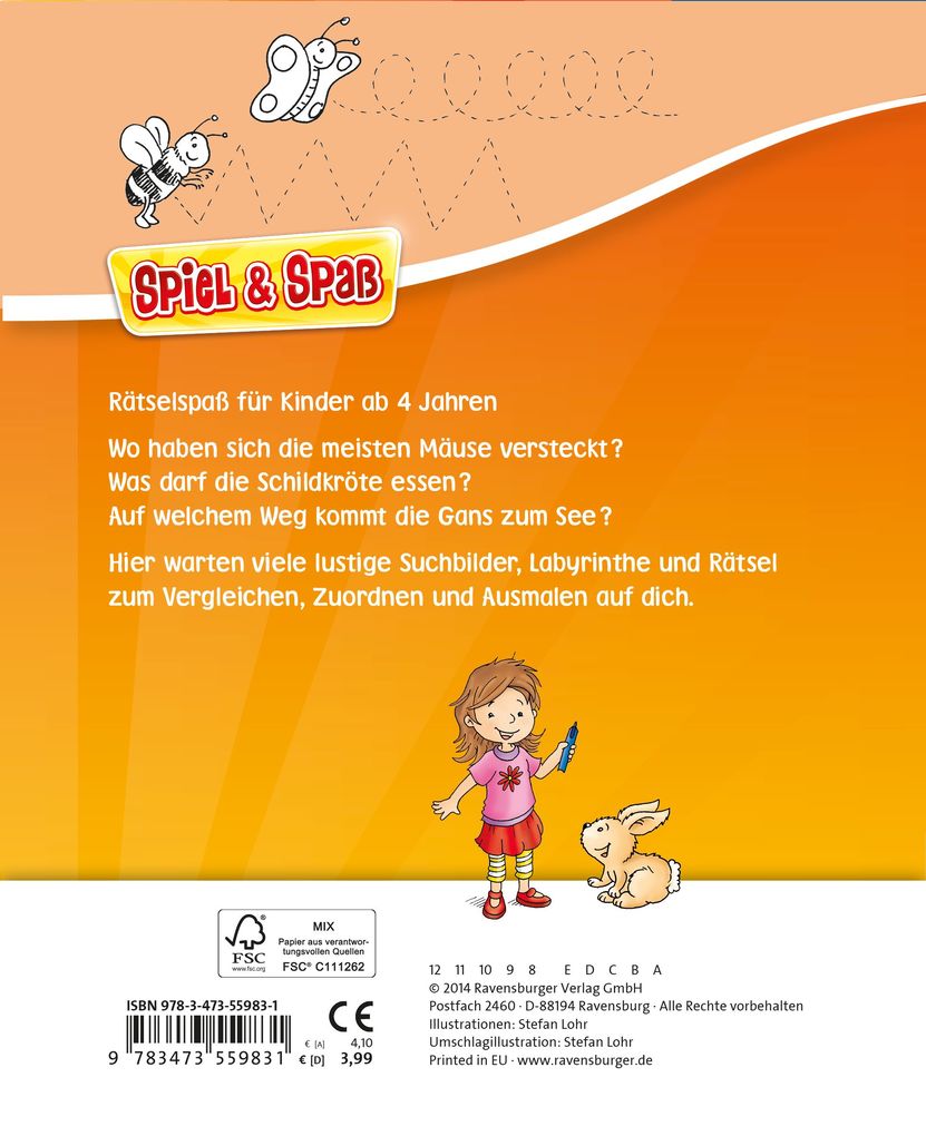Weitere Ansicht: Kindergarten-Rätselspaß für unterwegs | Stefan Lohr
