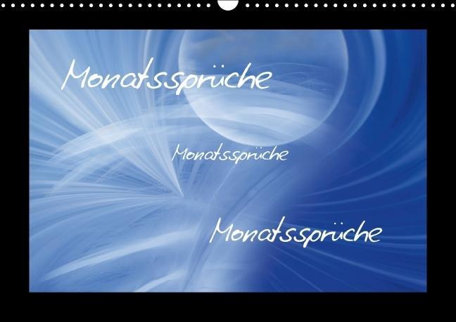 Produktbild: Monatssprüche (Wandkalender immerwährend DIN A3 quer) | Claudia Burlager