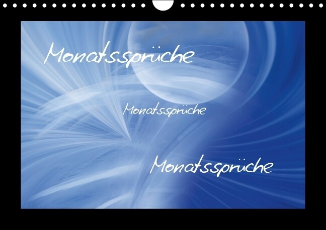 Produktbild: Monatssprüche (Wandkalender immerwährend DIN A4 quer) | Claudia Burlager