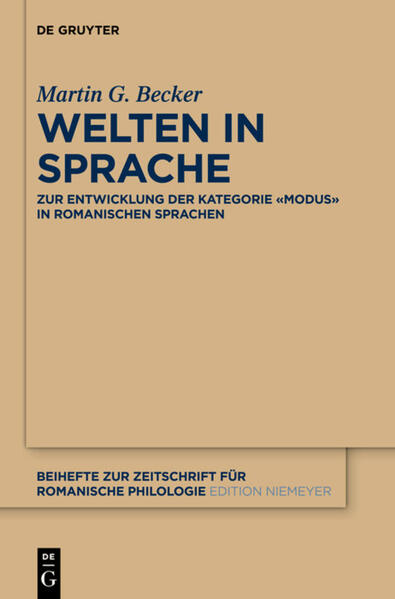 Produktbild: Welten in Sprache | Martin G. Becker
