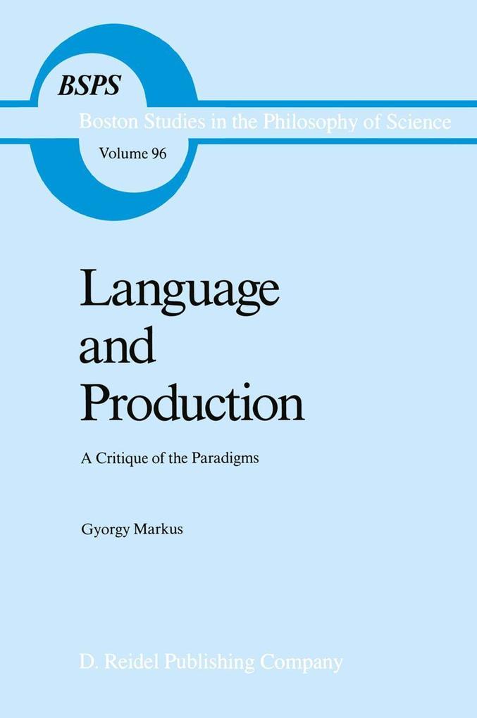 Produktbild: Language and Production | Gyorgy Markus