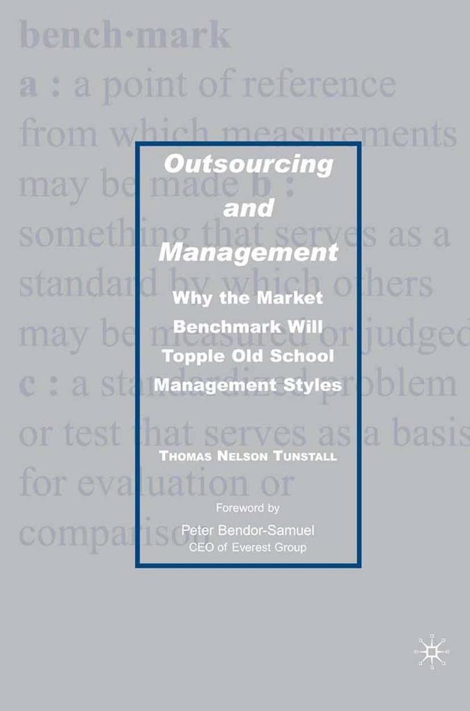 Produktbild: Outsourcing and Management | T. Tunstall