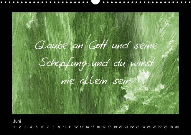 Weitere Ansicht: Monatssprüche (Wandkalender immerwährend DIN A3 quer) | Claudia Burlager