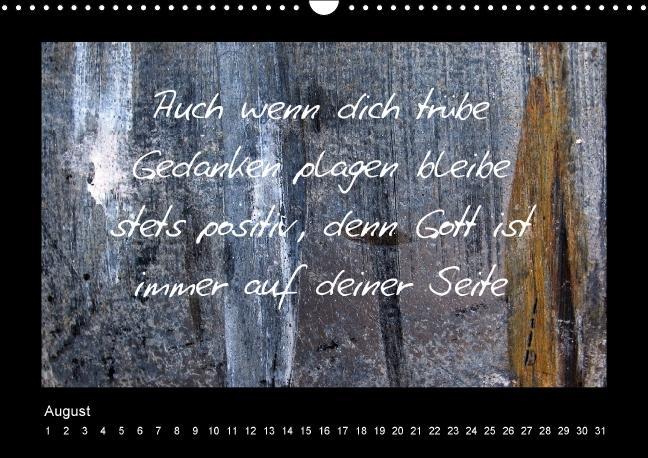Weitere Ansicht: Monatssprüche (Wandkalender immerwährend DIN A3 quer) | Claudia Burlager