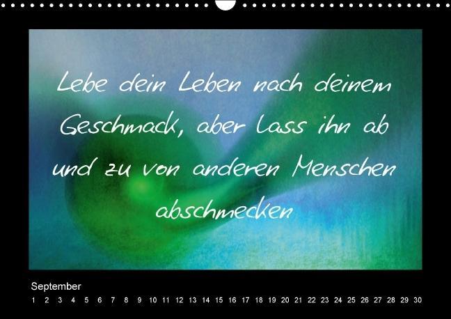 Weitere Ansicht: Monatssprüche (Wandkalender immerwährend DIN A3 quer) | Claudia Burlager