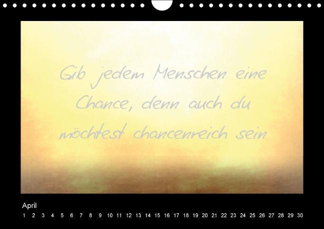 Weitere Ansicht: Monatssprüche (Wandkalender immerwährend DIN A4 quer) | Claudia Burlager