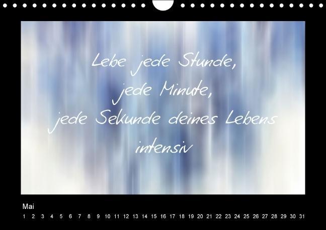 Weitere Ansicht: Monatssprüche (Wandkalender immerwährend DIN A4 quer) | Claudia Burlager