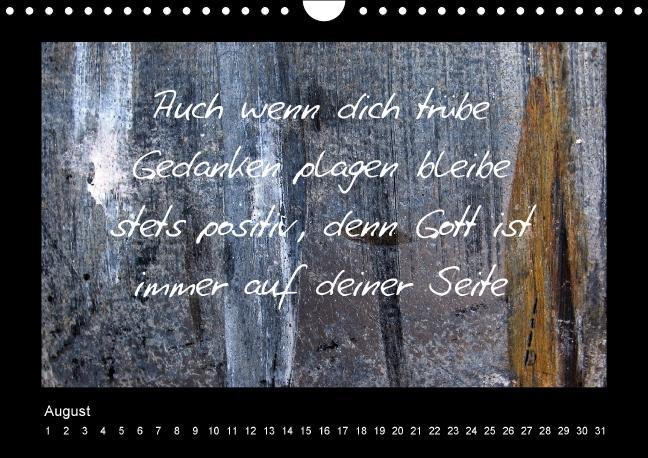 Weitere Ansicht: Monatssprüche (Wandkalender immerwährend DIN A4 quer) | Claudia Burlager