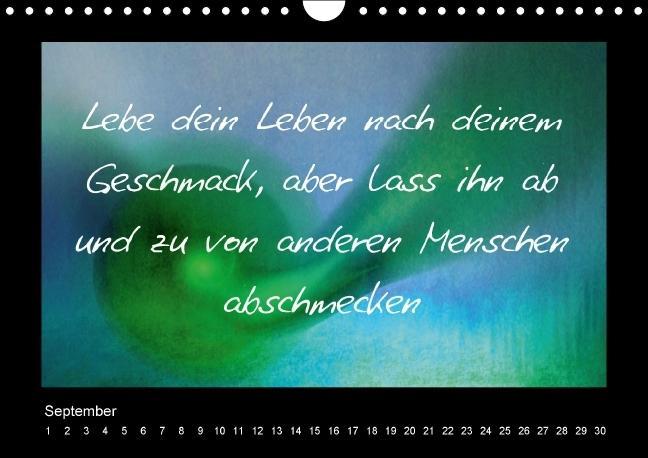 Weitere Ansicht: Monatssprüche (Wandkalender immerwährend DIN A4 quer) | Claudia Burlager