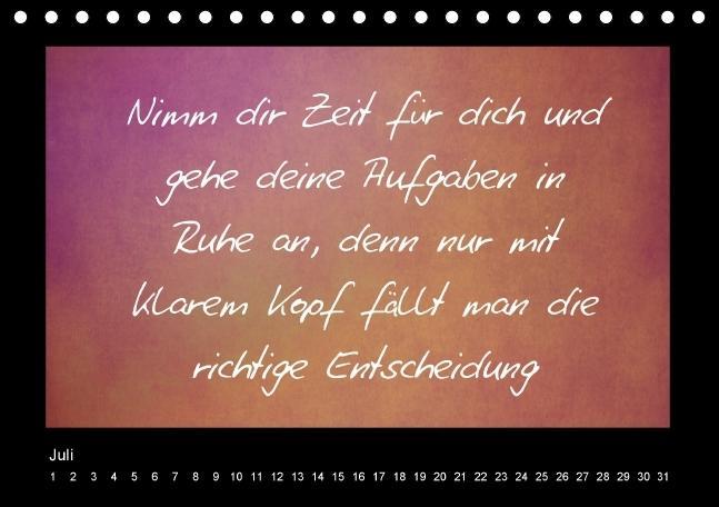 Weitere Ansicht: Monatssprüche (Tischkalender immerwährend DIN A5 quer) | Claudia Burlager