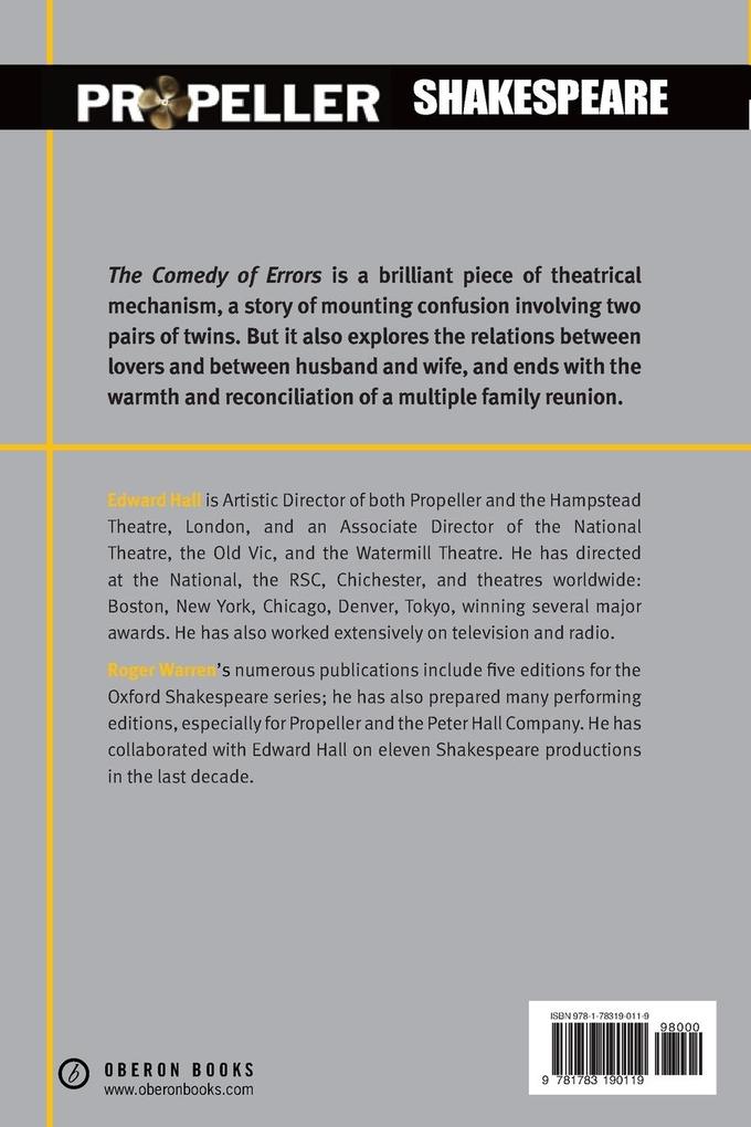 Weitere Ansicht: The Comedy of Errors | William Shakespeare