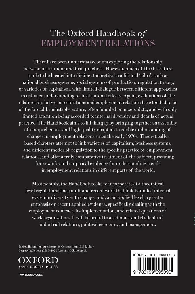 Weitere Ansicht: OHB EMPLOYMENT RELATIONS OHBK C | Wilkinson Et Al