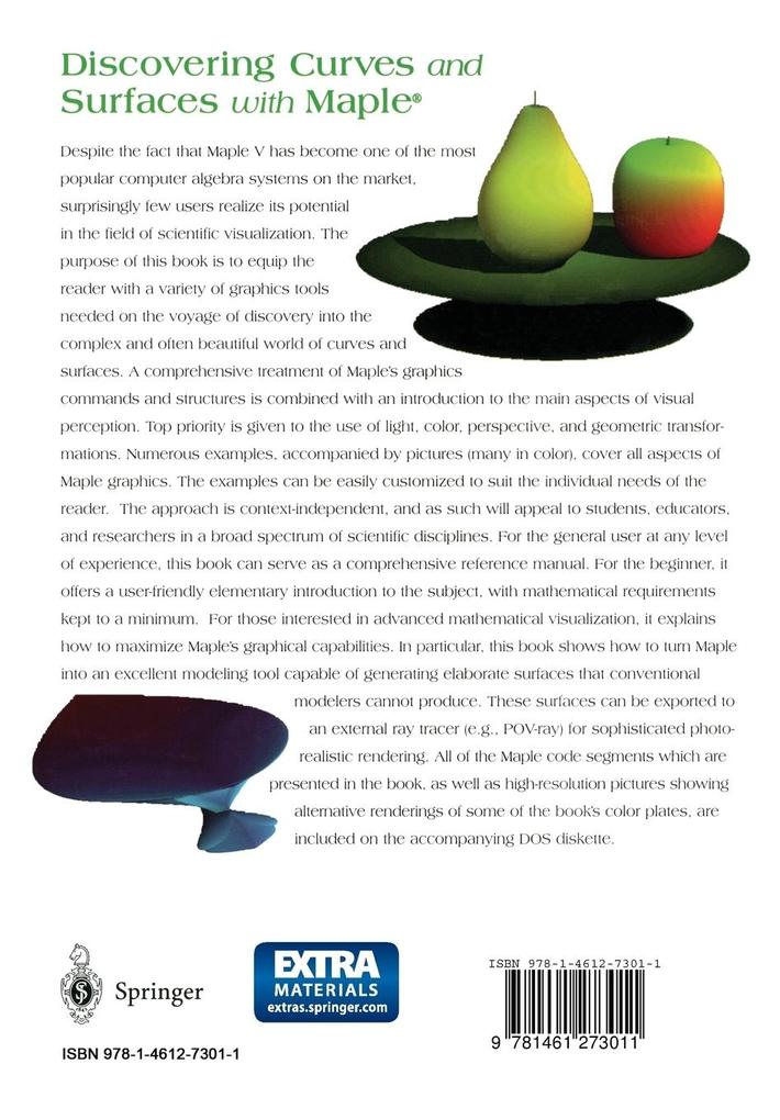 Weitere Ansicht: Discovering Curves and Surfaces with Maple® | Maciej Klimek
