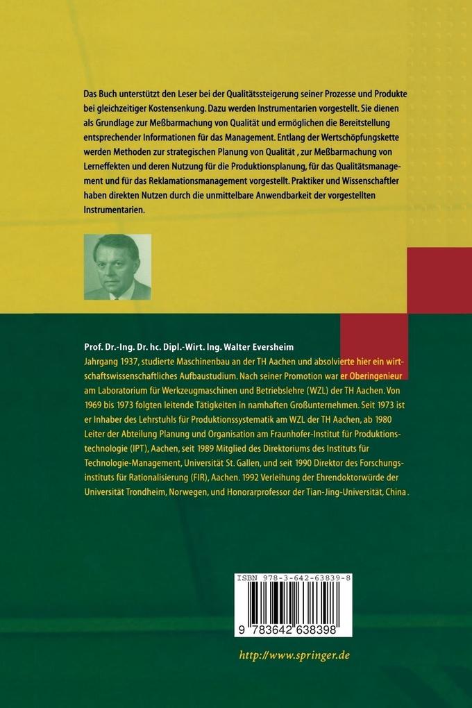 Weitere Ansicht: Prozeßorientiertes Qualitätscontrolling