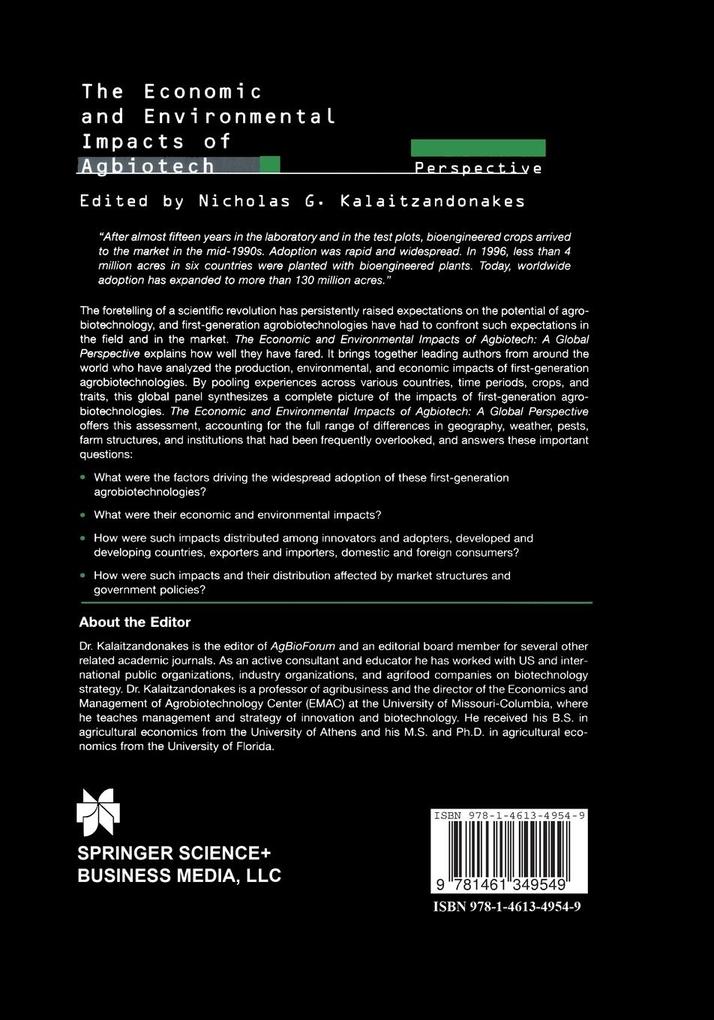 Weitere Ansicht: The Economic and Environmental Impacts of Agbiotech