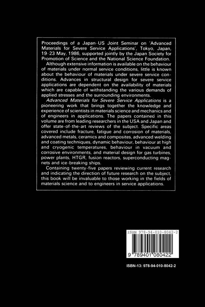 Weitere Ansicht: Advanced Materials for Severe Service Applications