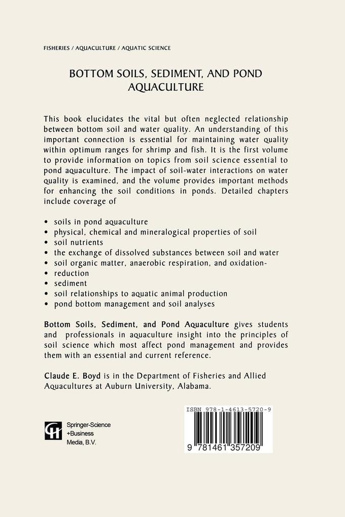 Weitere Ansicht: Bottom Soils, Sediment, and Pond Aquaculture