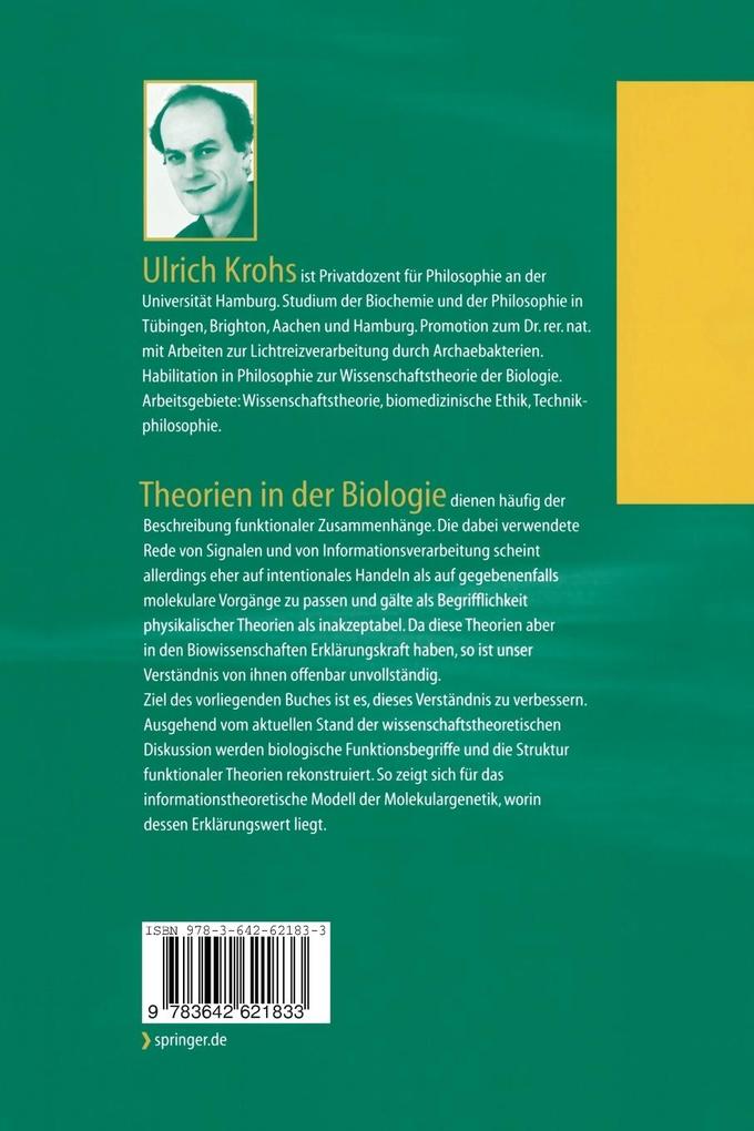 Weitere Ansicht: Eine Theorie biologischer Theorien | Ulrich Krohs
