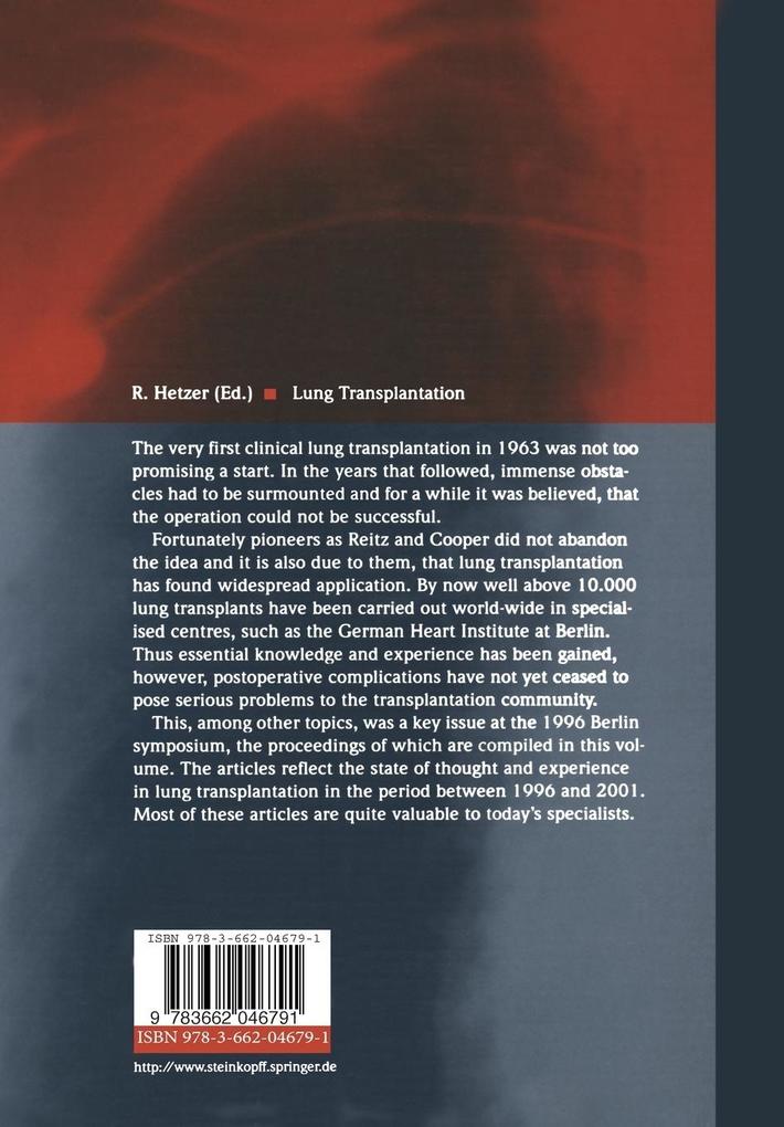 Weitere Ansicht: Lung Transplantation