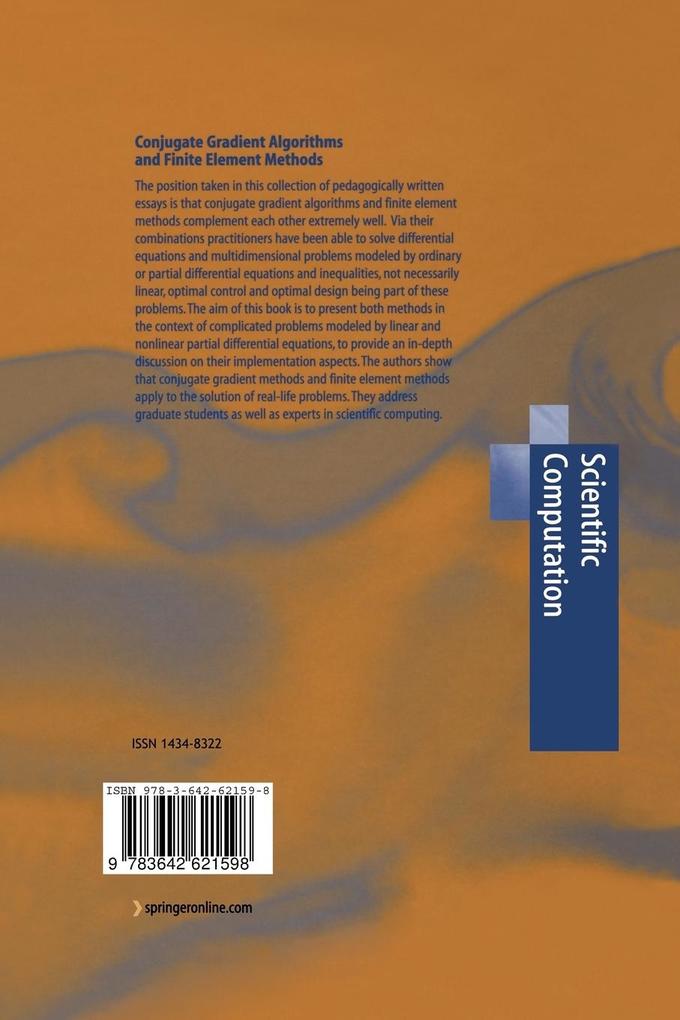 Weitere Ansicht: Conjugate Gradient Algorithms and Finite Element Methods
