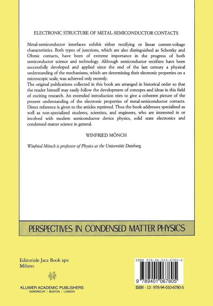 Weitere Ansicht: Electronic Structure of Metal-Semiconductor Contacts