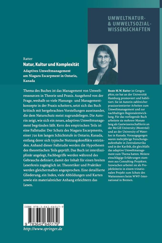 Weitere Ansicht: Natur, Kultur und Komplexität | Beate M. W. Ratter