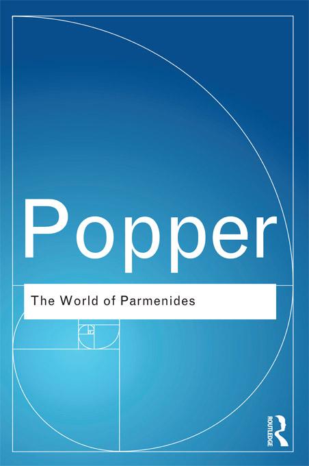Produktbild: The World of Parmenides | Karl Popper