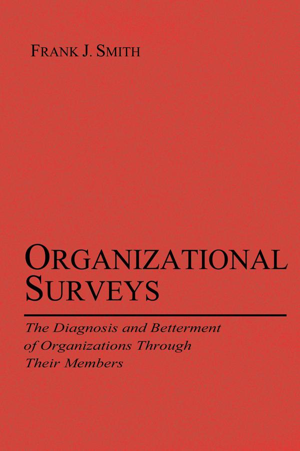 Produktbild: Organizational Surveys | Frank J. Smith