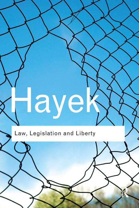 Produktbild: Law, Legislation and Liberty | F. A. Hayek